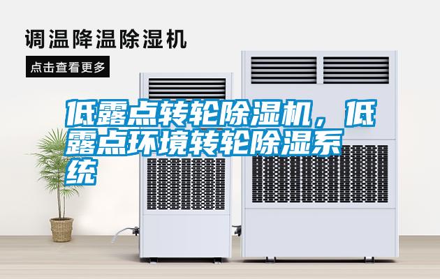 低露點轉輪除濕機，低露點環境轉輪除濕系統