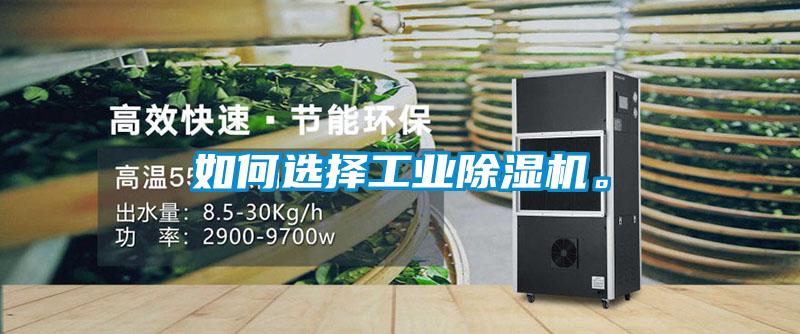 如何選擇工業(yè)除濕機。
