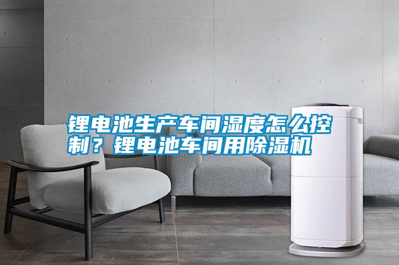 鋰電池生產(chǎn)車間濕度怎么控制？鋰電池車間用除濕機(jī)