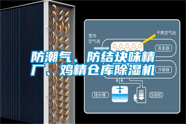 防潮氣、防結(jié)塊味精廠、雞精倉庫除濕機