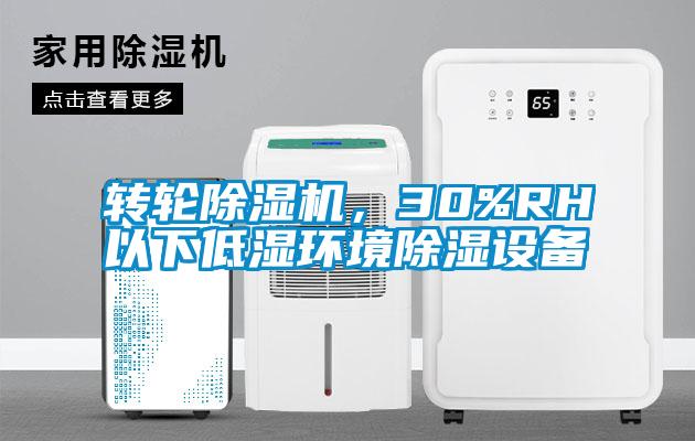 轉輪除濕機，30%RH以下低濕環(huán)境除濕設備