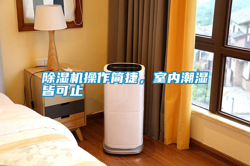 除濕機操作簡捷，室內(nèi)潮濕皆可止