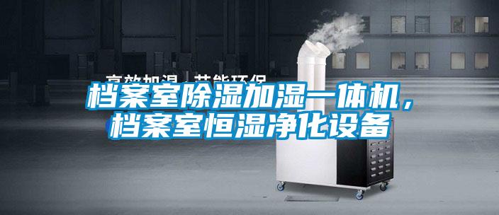 檔案室除濕加濕一體機，檔案室恒濕凈化設(shè)備