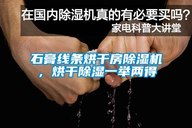 石膏線條烘干房除濕機，烘干除濕一舉兩得