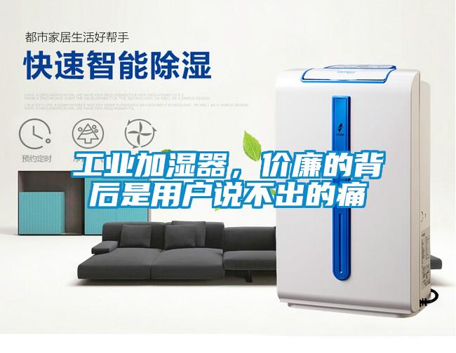 工業加濕器，價廉的背后是用戶說不出的痛