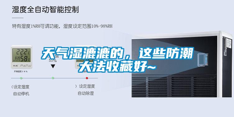 天氣濕漉漉的，這些防潮大法收藏好~