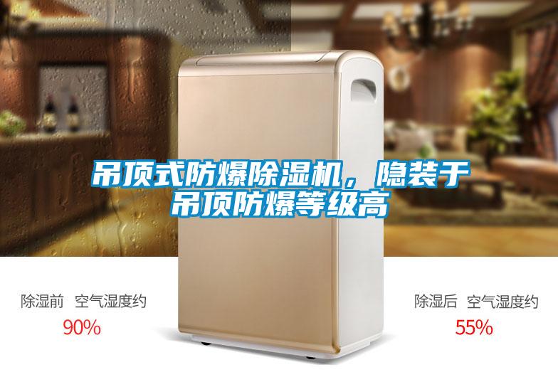 吊頂式防爆除濕機(jī)，隱裝于吊頂防爆等級(jí)高