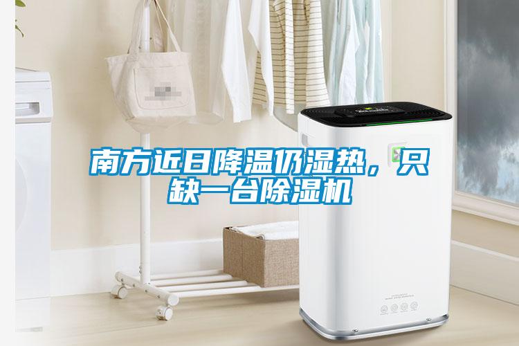 南方近日降溫仍濕熱，只缺一臺除濕機