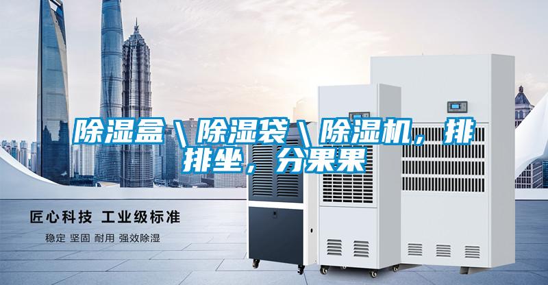 除濕盒＼除濕袋＼除濕機，排排坐，分果果