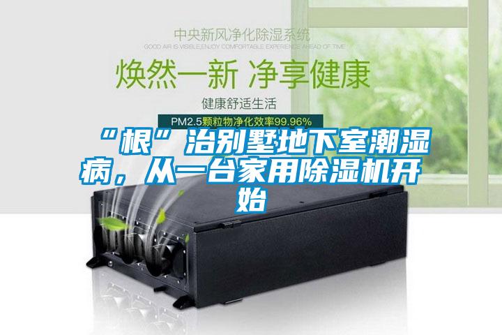 “根”治別墅地下室潮濕病，從一臺家用除濕機開始