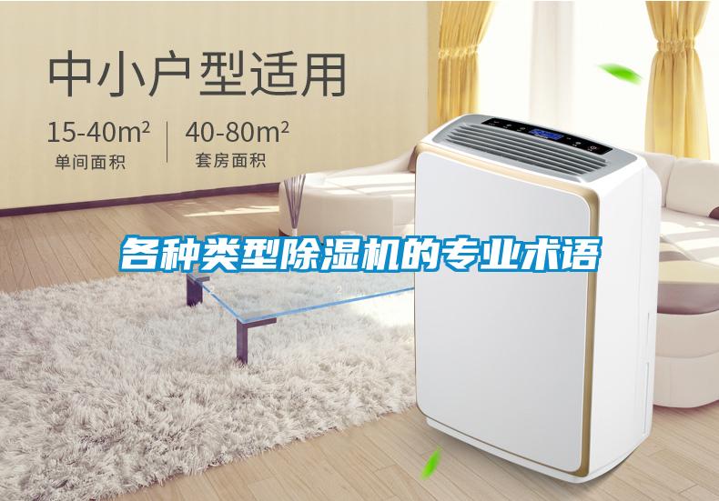 各種類型除濕機的專業(yè)術(shù)語