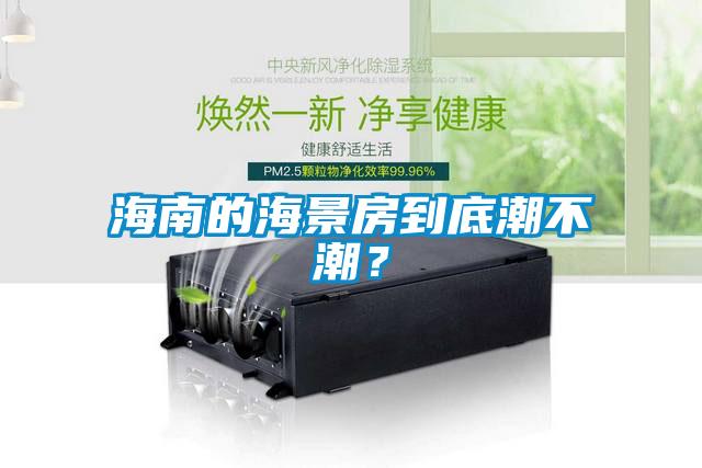 海南的海景房到底潮不潮？