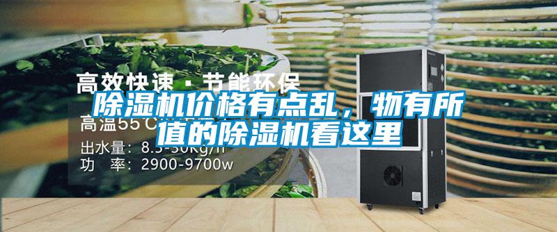 除濕機價格有點亂，物有所值的除濕機看這里