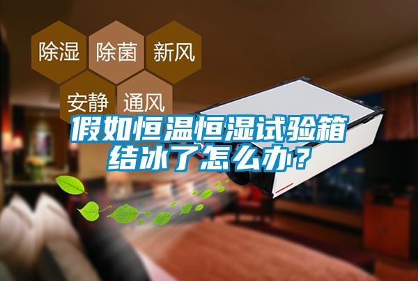 假如恒溫恒濕試驗箱結(jié)冰了怎么辦？