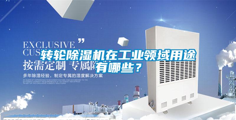 轉輪除濕機在工業領域用途有哪些？