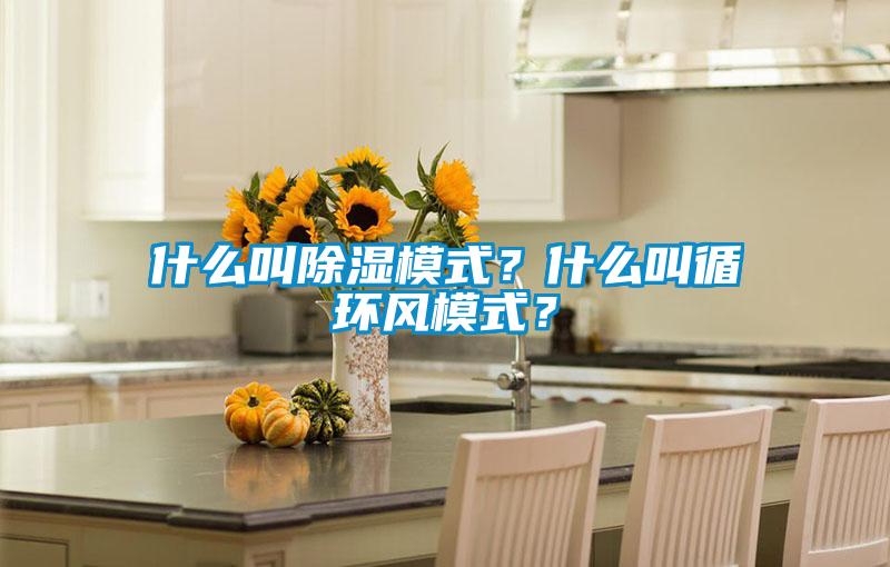 什么叫除濕模式？什么叫循環(huán)風(fēng)模式？