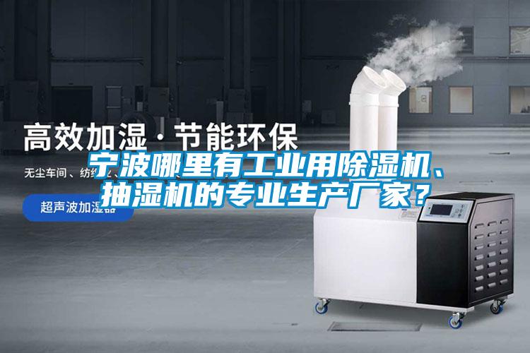 寧波哪里有工業用除濕機、抽濕機的專業生產廠家？