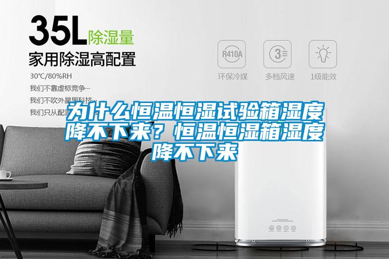 為什么恒溫恒濕試驗(yàn)箱濕度降不下來？恒溫恒濕箱濕度降不下來