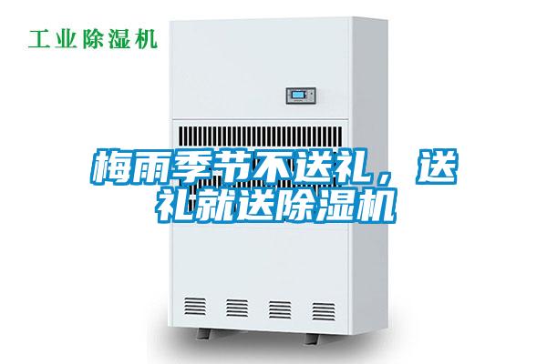 梅雨季節不送禮，送禮就送除濕機