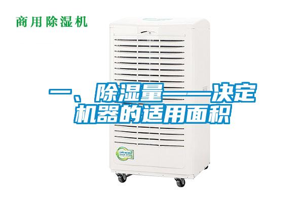 一、除濕量——決定機器的適用面積