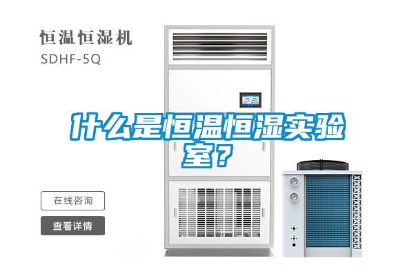 什么是恒溫恒濕實驗室？