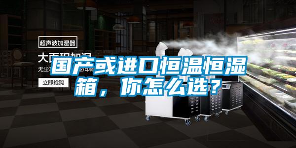 國(guó)產(chǎn)或進(jìn)口恒溫恒濕箱，你怎么選？