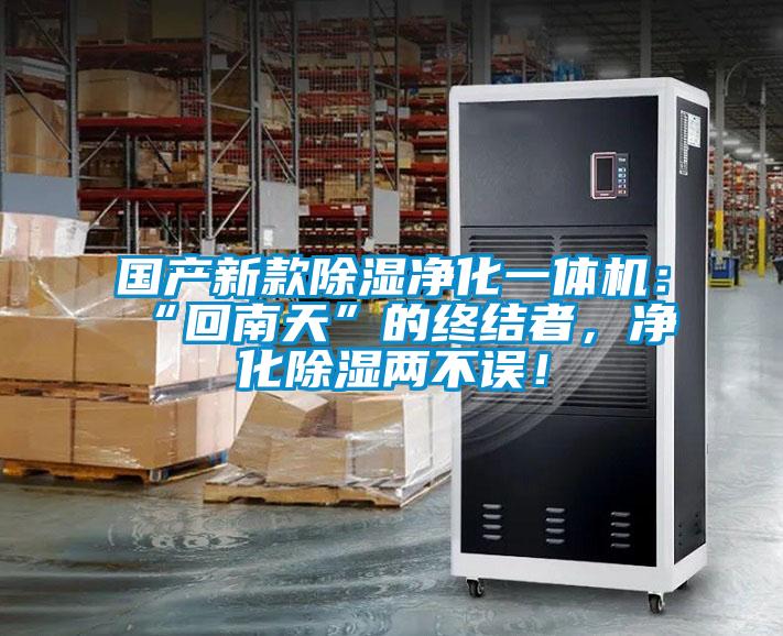 國產(chǎn)新款除濕凈化一體機(jī)：“回南天”的終結(jié)者，凈化除濕兩不誤！