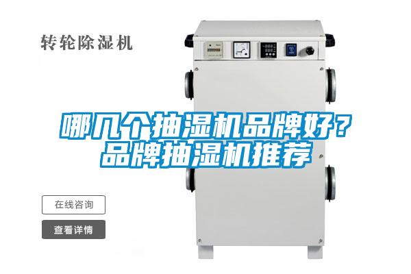 哪幾個抽濕機品牌好？品牌抽濕機推薦