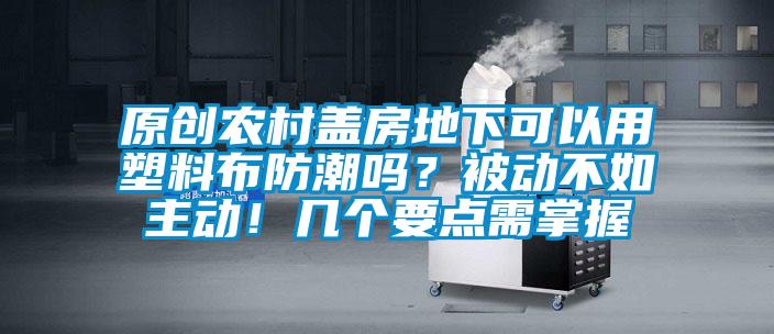 原創(chuàng)農(nóng)村蓋房地下可以用塑料布防潮嗎？被動不如主動！幾個要點需掌握