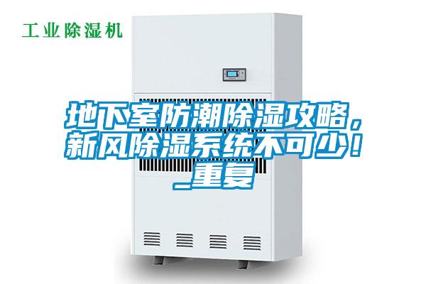 地下室防潮除濕攻略，新風除濕系統不可少！_重復