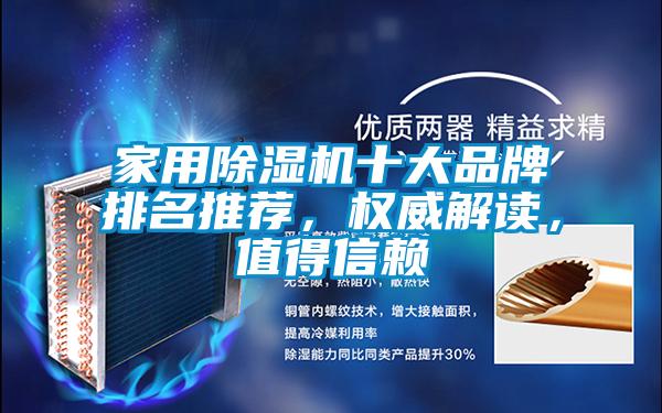 家用除濕機(jī)十大品牌排名推薦，權(quán)威解讀，值得信賴