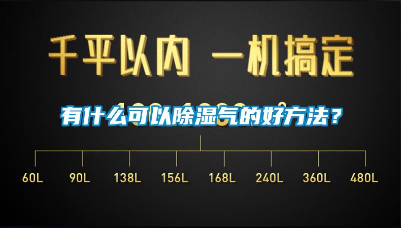 有什么可以除濕氣的好方法？