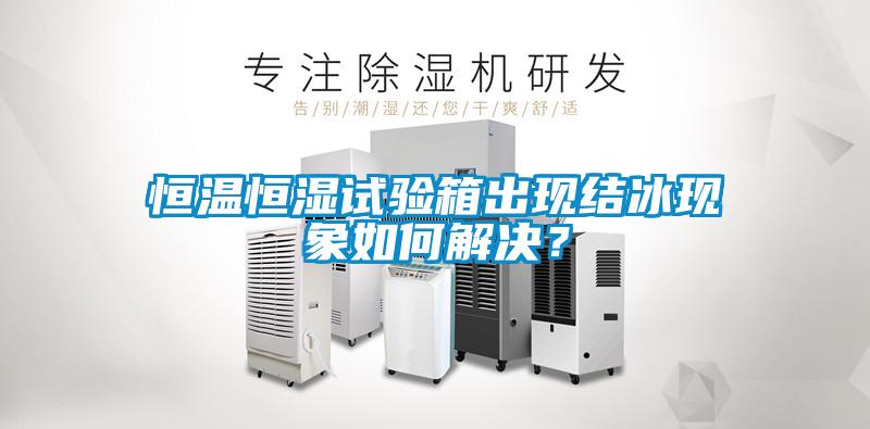 恒溫恒濕試驗箱出現結冰現象如何解決？