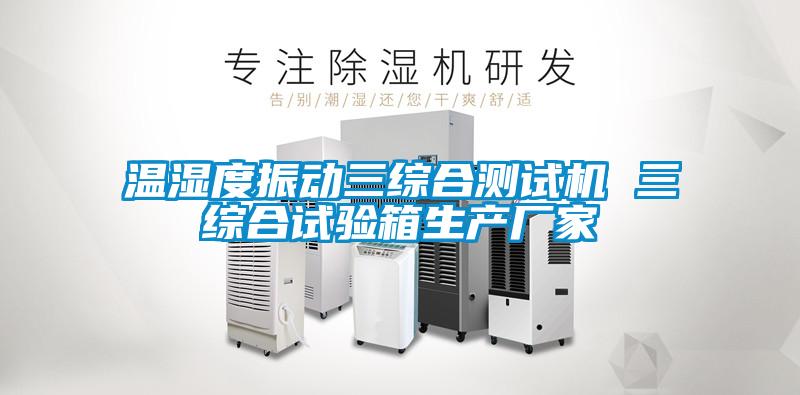 溫濕度振動三綜合測試機(jī) 三綜合試驗(yàn)箱生產(chǎn)廠家