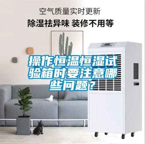 操作恒溫恒濕試驗(yàn)箱時(shí)要注意哪些問題？
