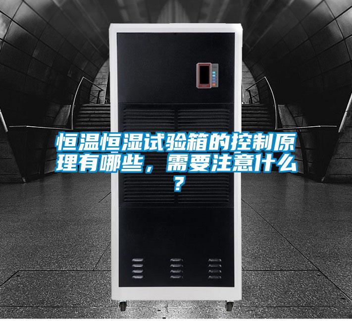 恒溫恒濕試驗箱的控制原理有哪些，需要注意什么？