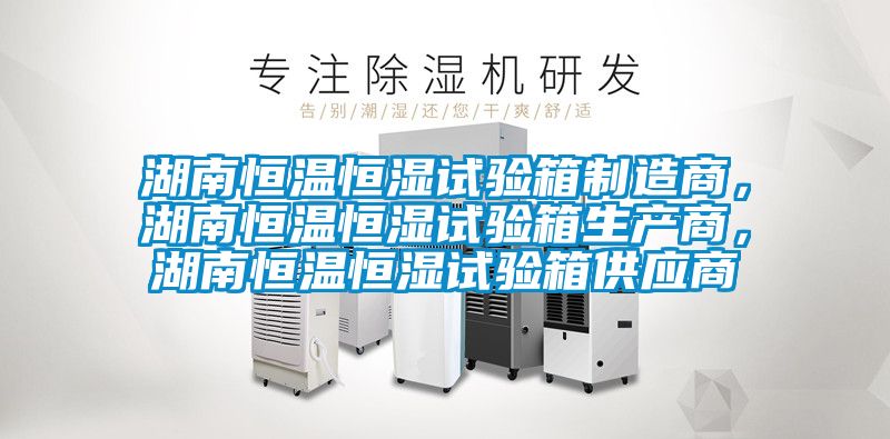 湖南恒溫恒濕試驗箱制造商，湖南恒溫恒濕試驗箱生產(chǎn)商，湖南恒溫恒濕試驗箱供應(yīng)商