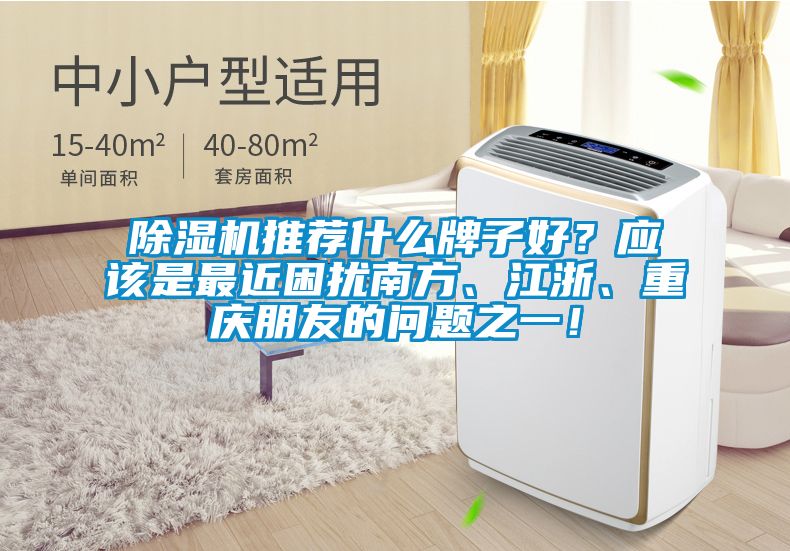 除濕機推薦什么牌子好？應該是最近困擾南方、江浙、重慶朋友的問題之一！