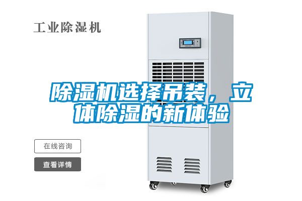除濕機選擇吊裝，立體除濕的新體驗